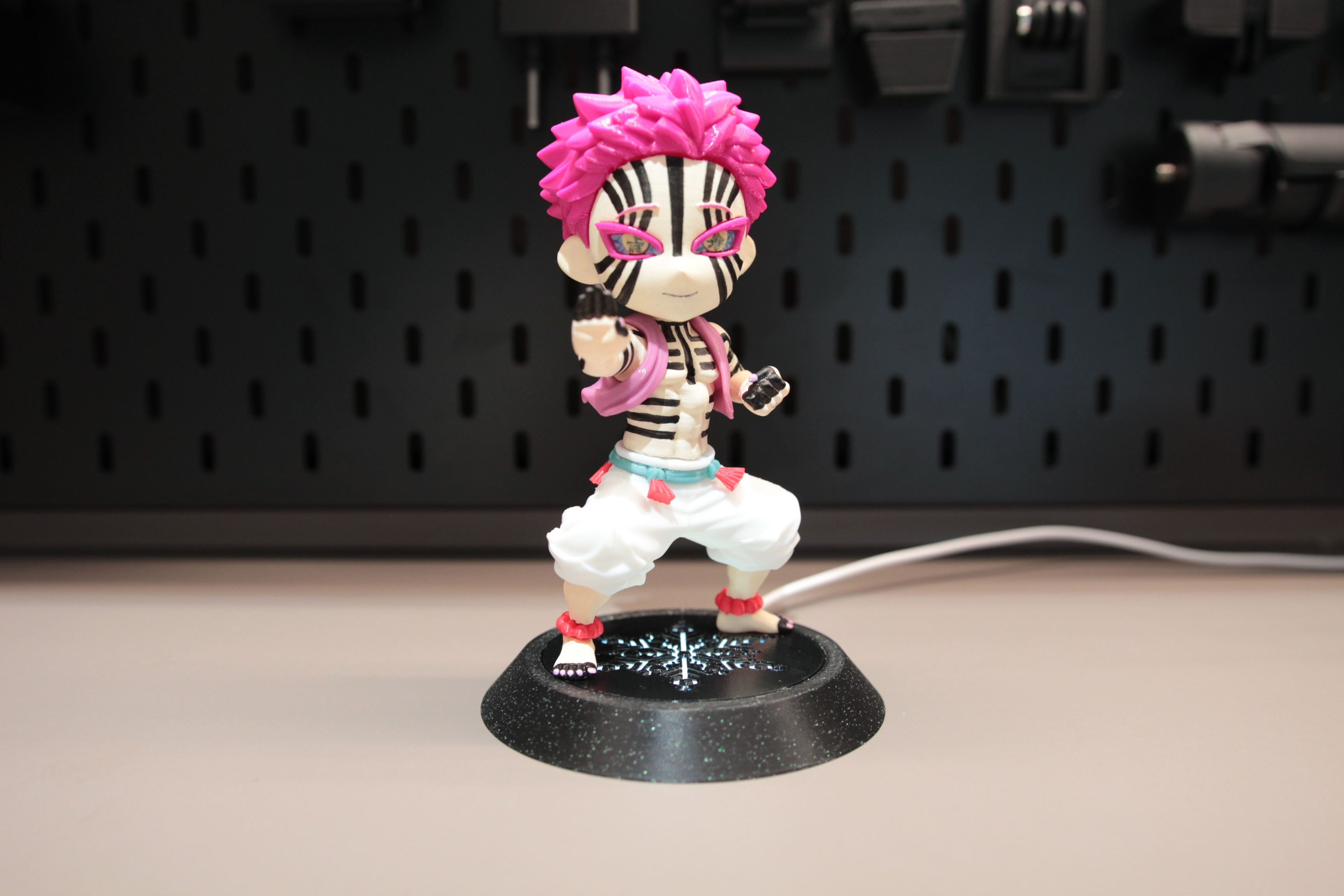 Miniatura 3 do modelo 3D 猗窝座，三哥晚安，非AI模型，鬼灭之刃无限城，术式展开