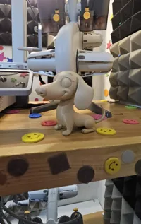 Figurine chien saucisse — teckel — photo 4