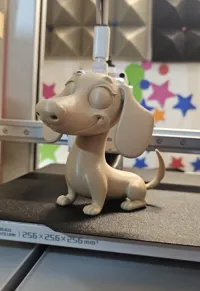 Figurine chien saucisse — teckel — photo 3