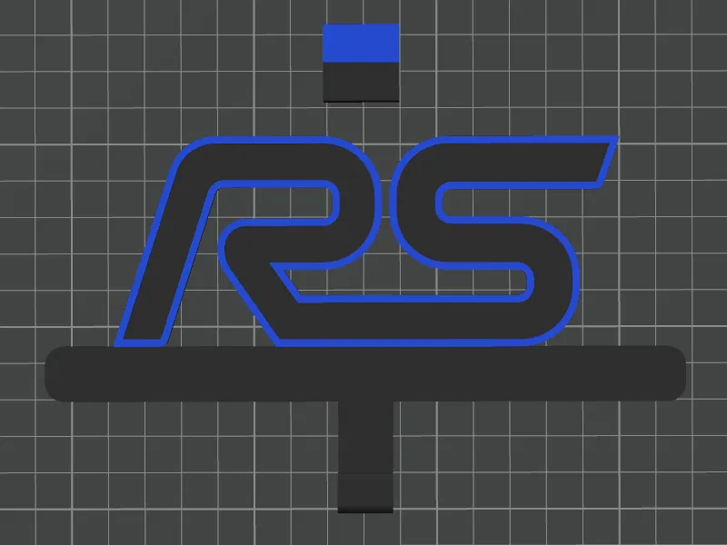 Ford RS-Logo Schlüsselhalter