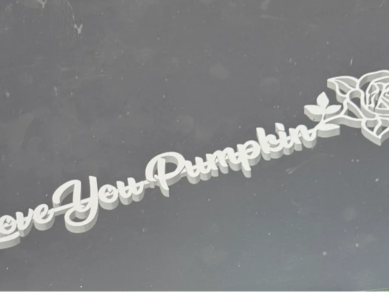 I love you pumpkin rose