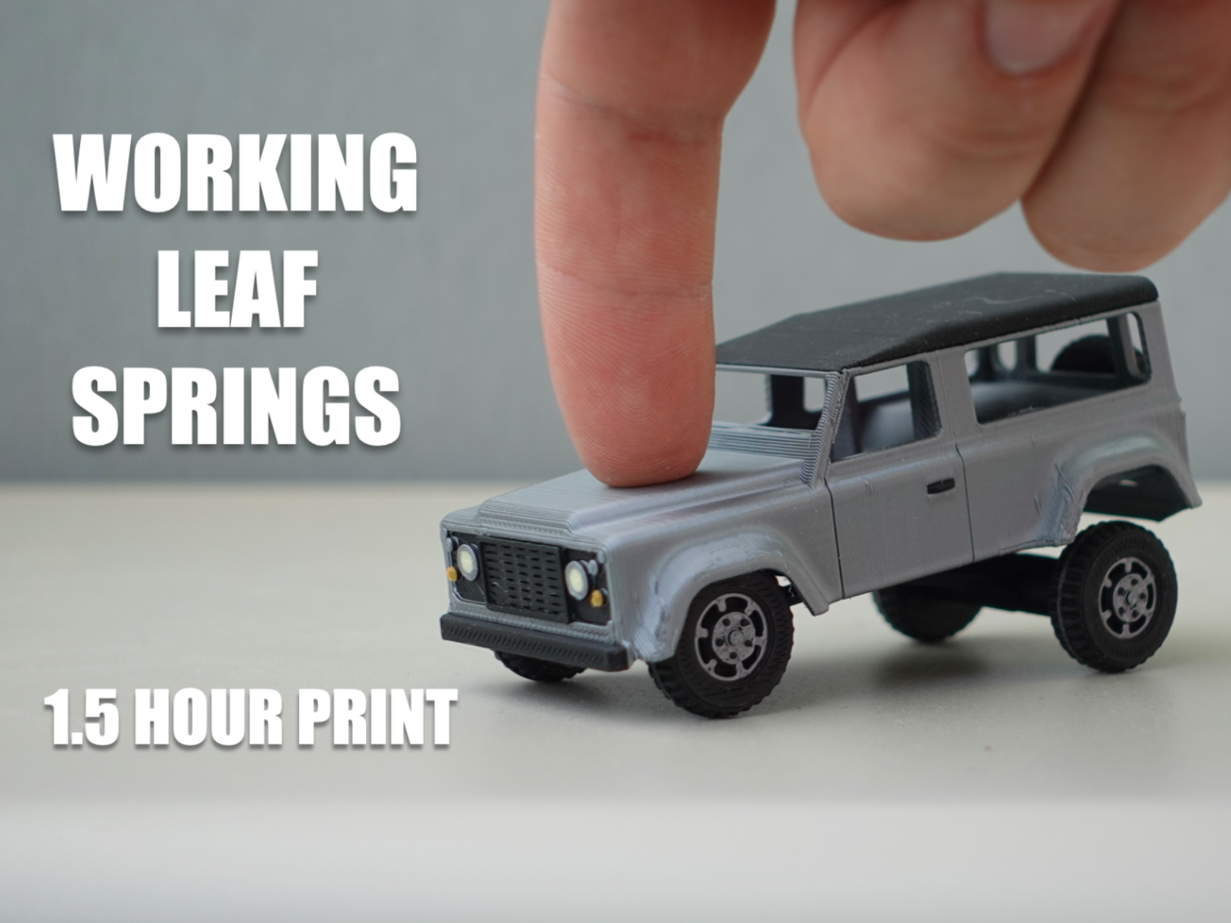 Mini 90s British Offroader | Working Suspension