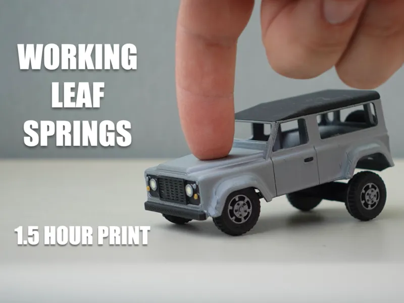 Mini 90s British Offroader | Working Suspension