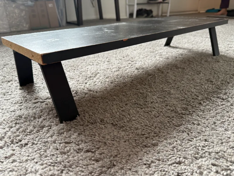 Plank angled legs