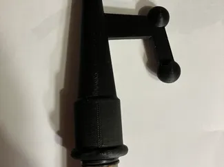 Boat hook using broom handle