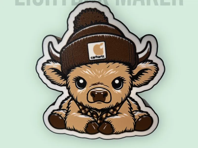 Highland Cow Lightbox