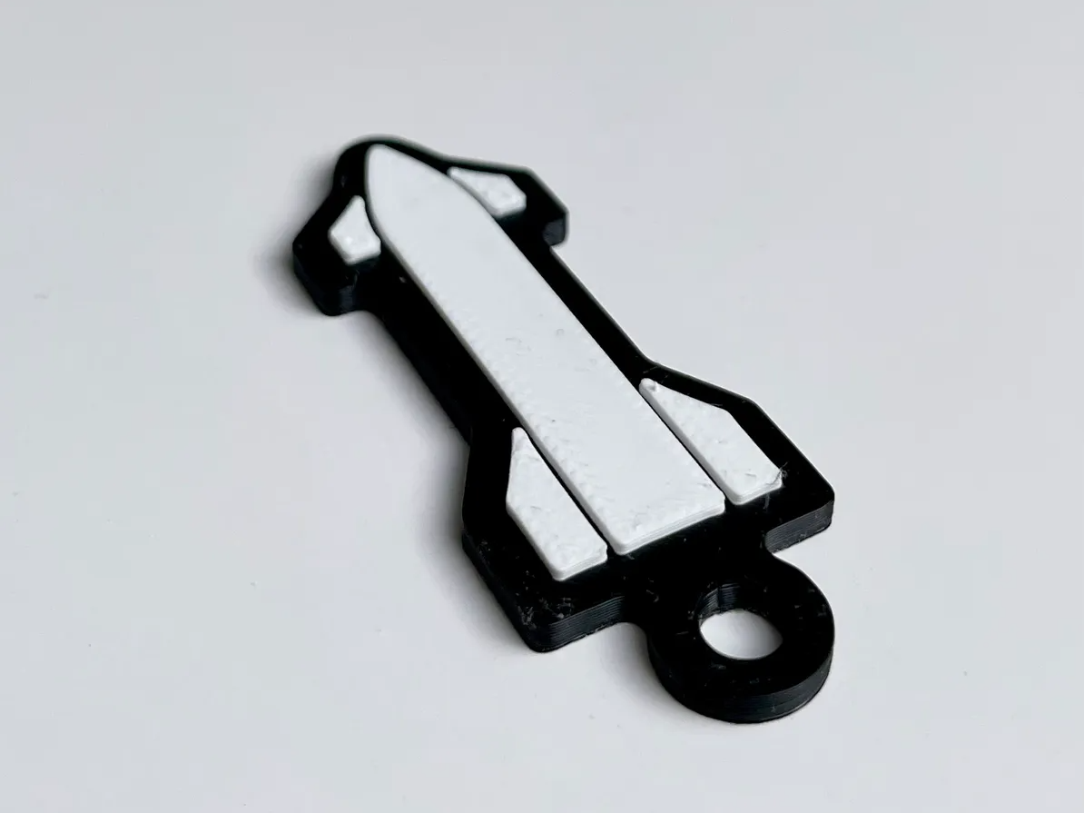 SpaceX Starship-Keychain