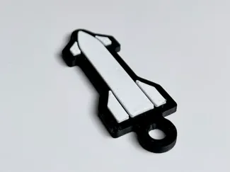 SpaceX Starship-Keychain
