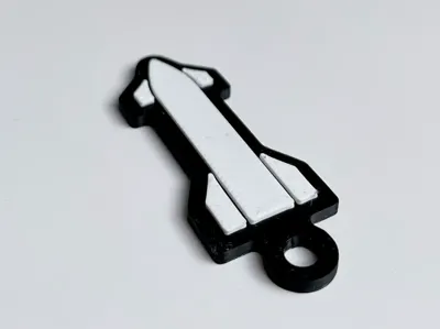 SpaceX Starship-Keychain