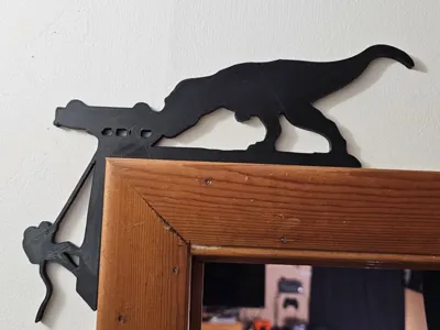 Jurassic Park T-Rex Escape Corner Mural
