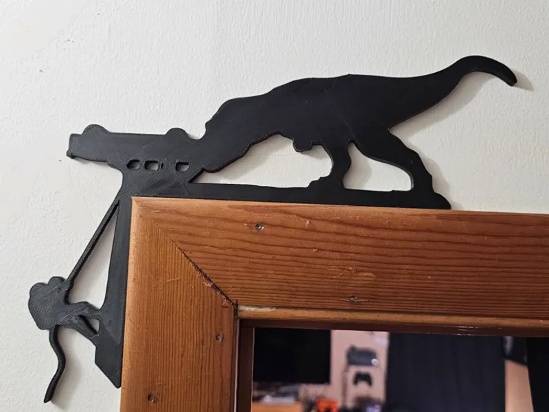 Jurassic Park T-Rex Escape Corner Mural