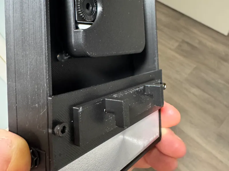 Ikea Skadis Mount for HDD Clock