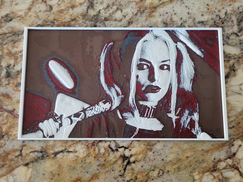 Harley Quinn Margot Robbie (My Third HueForge)
