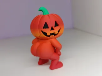 pumpkin funny butt