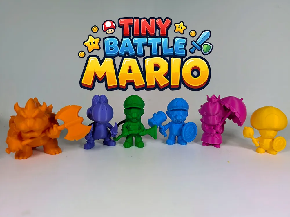 Soporte: Tiny Battle Mario. Referencia del modelo original.