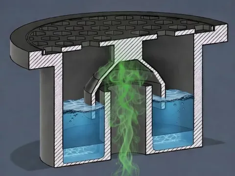 Letrero o emblema decorativo: Plumbing Smell Trap (V2) — referencia de MakerWorld