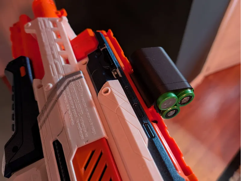 NERF Universal Rail Mounted 3s 18650 Battery Pack