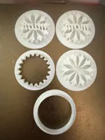 6cm (2 3/8") version, just print the ones you need