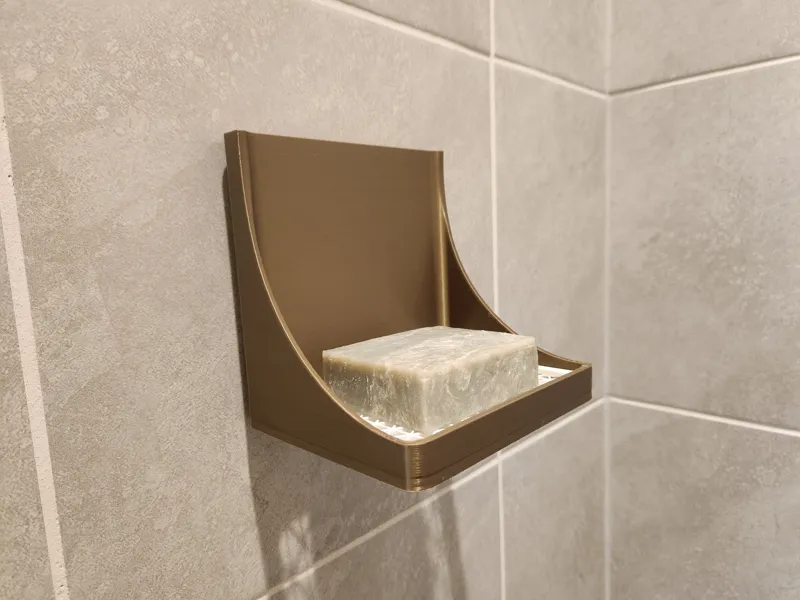 Wall-mounted Shower Soap Dish with Suction Cups