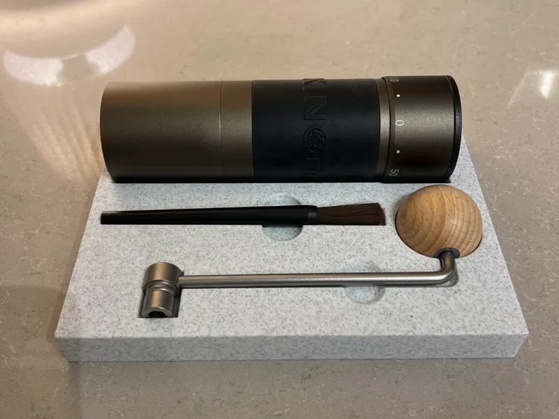 KINGrinder K6 Coffee Grinder Organization 