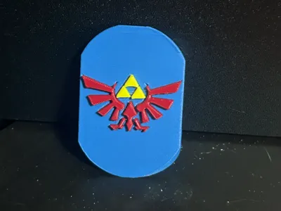 Hylian Crest desktop figure