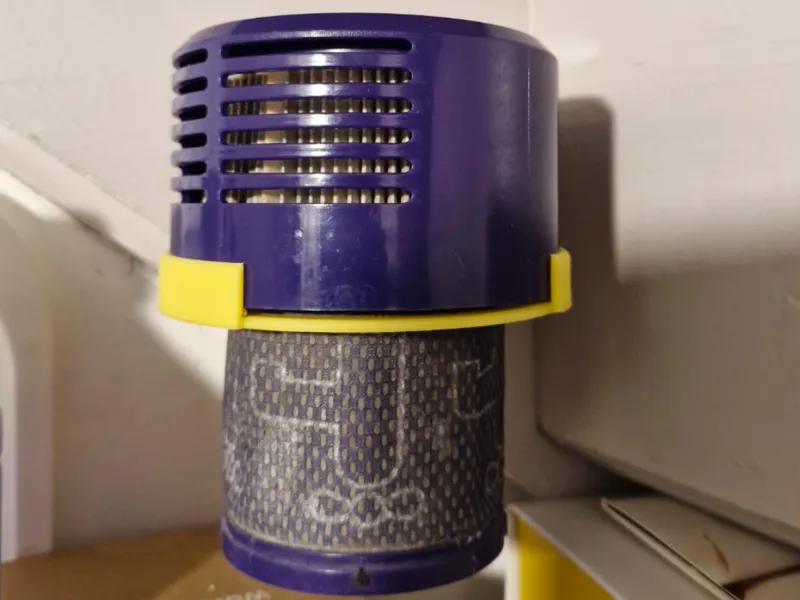 Dyson filter wall storage