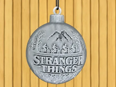 Stranger things chrismas bauble / ornament