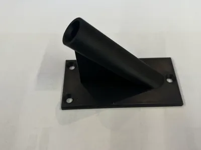 Flag holder 50x100mm for flag pole up to max. 16mm