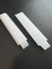 lightweight, roughly same as stock