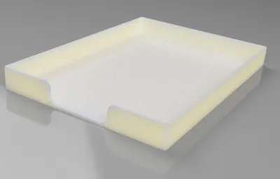 Paper tray for DIN A6 paper size