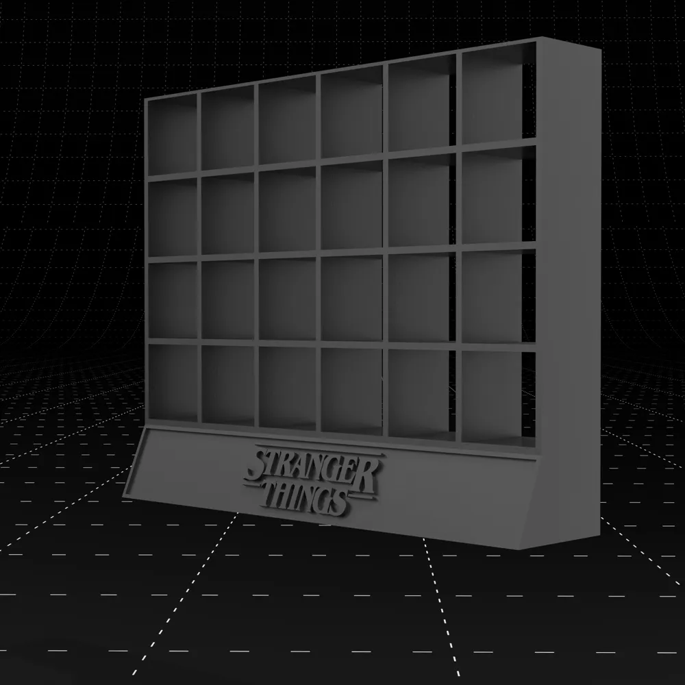 Stranger Things Mini Figures Collection Display Stranger Things Mini Figures Stand – Fan Made - Free 3D Print Model ...