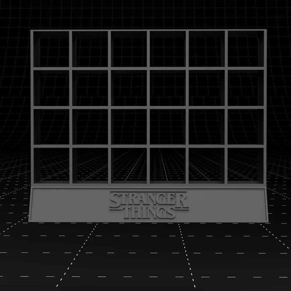 Stranger Things Mini Figures Collection Display Stranger Things Mini Figures Stand – Fan Made - Free 3D Print Model ...