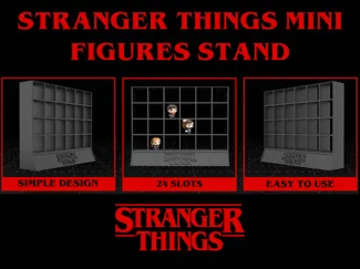 Stranger Things Mini Figures Stand – Fan Made