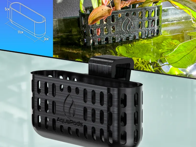 HEIGHT ADJUSTABLE AQUARIUM PLANTERS