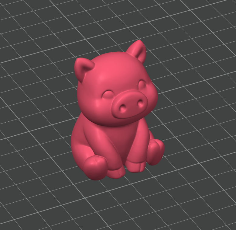 Miniatura 2 do modelo 3D Cute Mini Pig