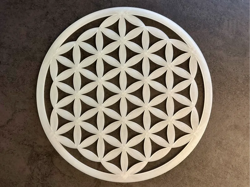 Geometrisches Kreisraster (Blume des Lebens)