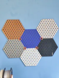 Connecteurs hexagonaux pour panneaux Skadis — photo 3