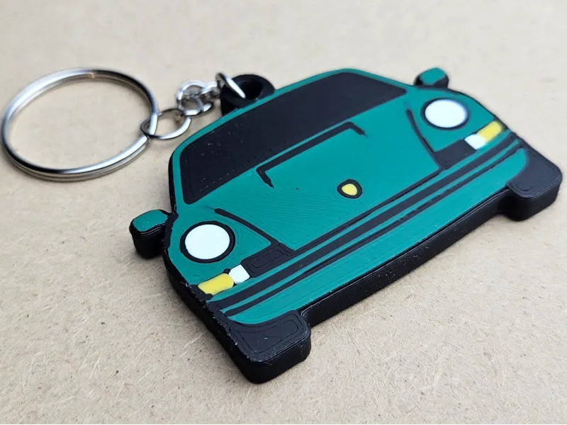 Porsche 911 Classic - Unique Car Keychain