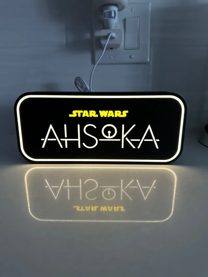 Ahsoka Star Wars Light Box