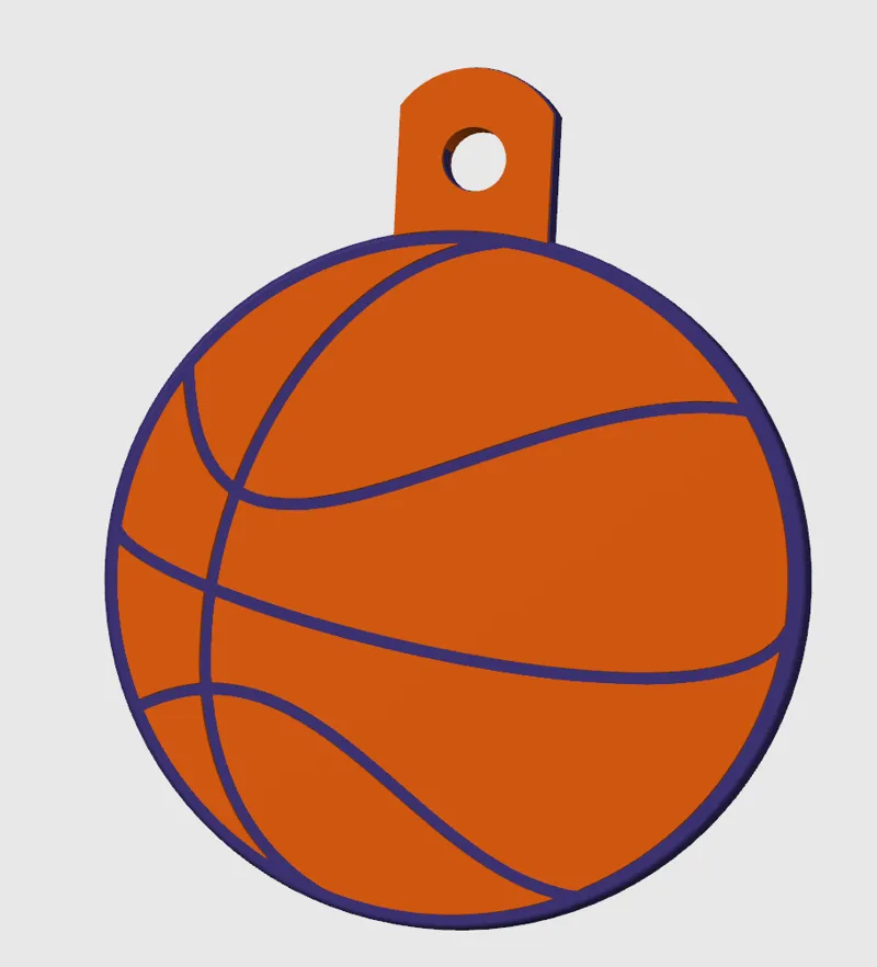 Basketball Keychain AMS ready