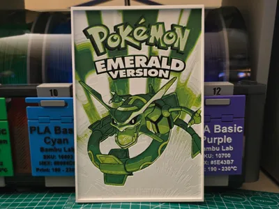 Poster Pokémon Émeraude - Neuf - Pour Décoration Chambre