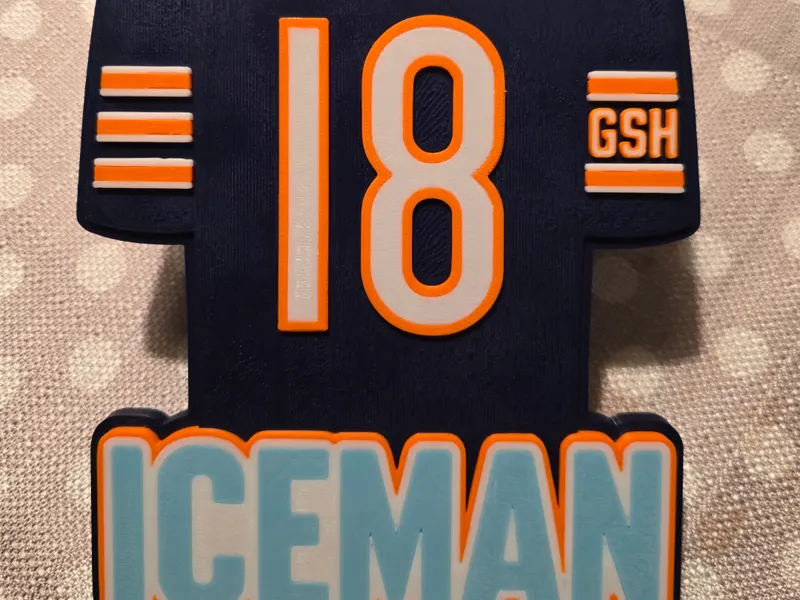 Caleb Williams ICEMAN Hype Chain VERSION 2