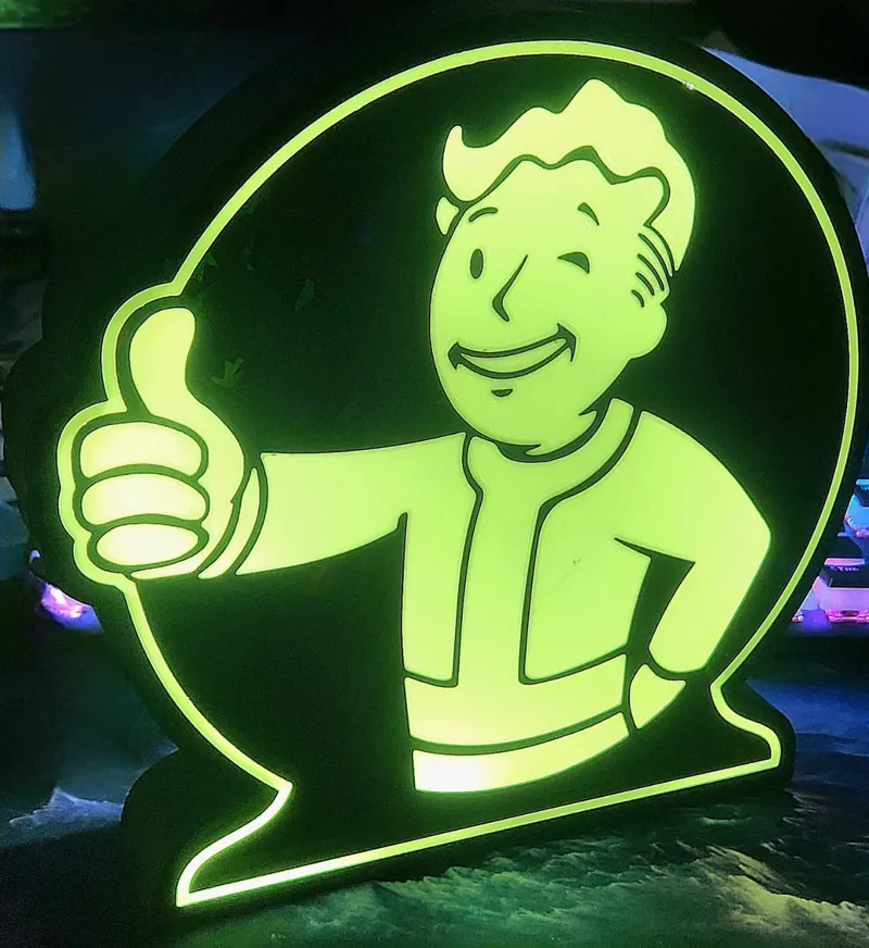 Fallout Vault Boy Light Box