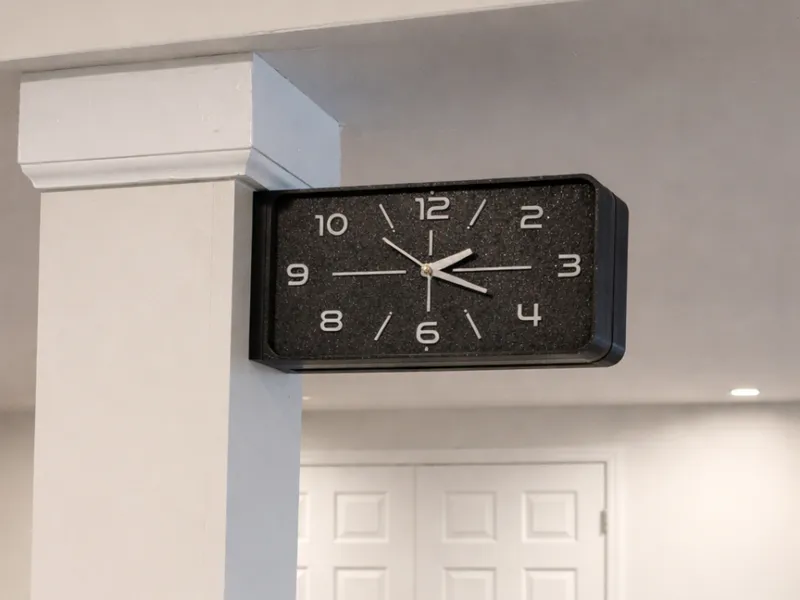 The Meridian Double Sided Wall Clock (No AMS Reqd)