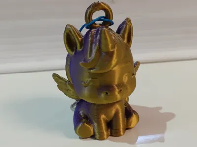 Chibi Unicorn keychain
