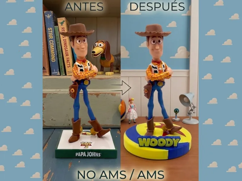 Woody Improved Display Stand (AMS & NOAMS)