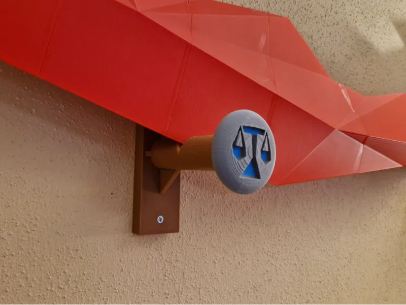 Runescape OSRS Dragon Scimitar Wall Mount / Holder