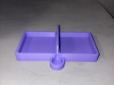 Reptile Food, Water, and Calcium Bowl