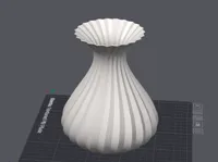 Vase spirale ondulé — photo 2