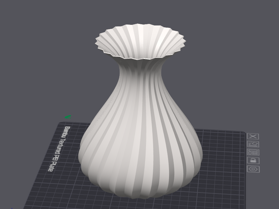 Wavy Spiral Vase